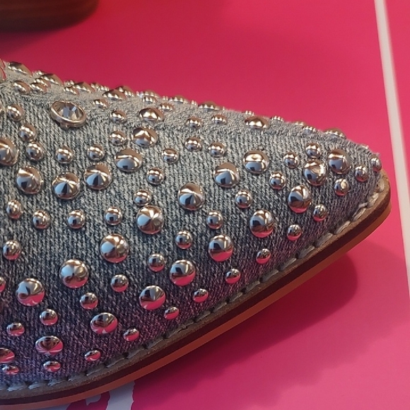 Sparkling Denim Ankle Booties - Picture 9 of 9